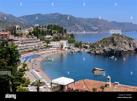 Mazzaro Beach - Taormina, Sicily, Italy Stock Photo - Alamy