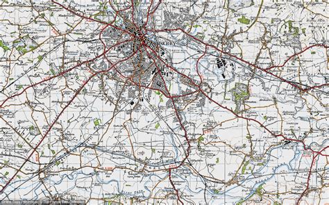 Historic Ordnance Survey Map of Allenton, 1946