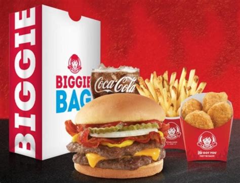 Wendy's Updates $5 Biggie Bag With Spicy Chicken Nuggets - The Fast Food Post