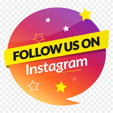 Follow us on Instagram - social media banner PNG - Similar PNG