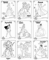 Printable Disney Princess Coloring Pages sketch template