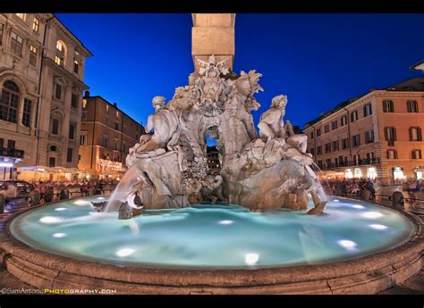 Gian Lorenzo Bernini's Four Rivers Fountain in Piazza Navo… | Flickr