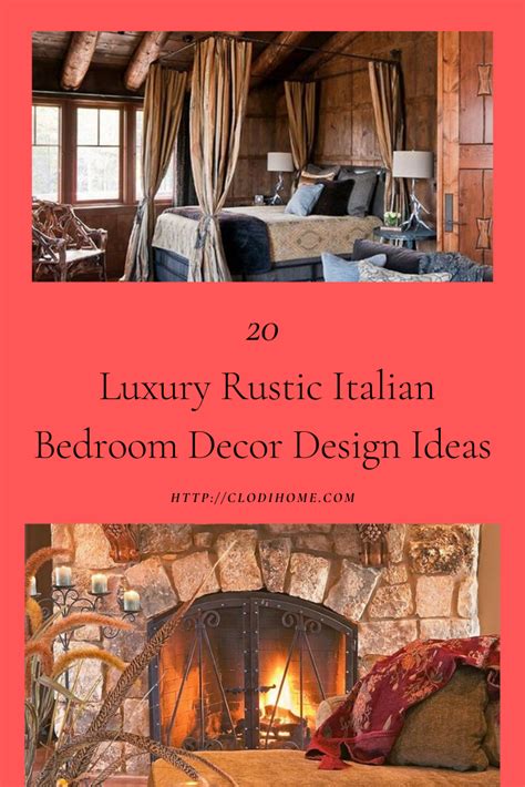 21+ Opulence Rustic Italian Bedroom Decor Design Ideas | Bedroom decor design, Rustic italian ...