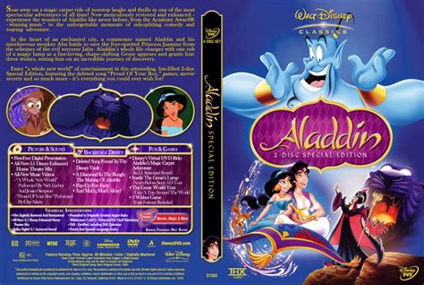 Aladdin - Movie DVD Custom Covers - 280aladdin 1 v3b dl hires :: DVD Covers