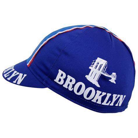 Brooklyn Retro Blue Cotton Cycling Cap - Prendas Ciclismo