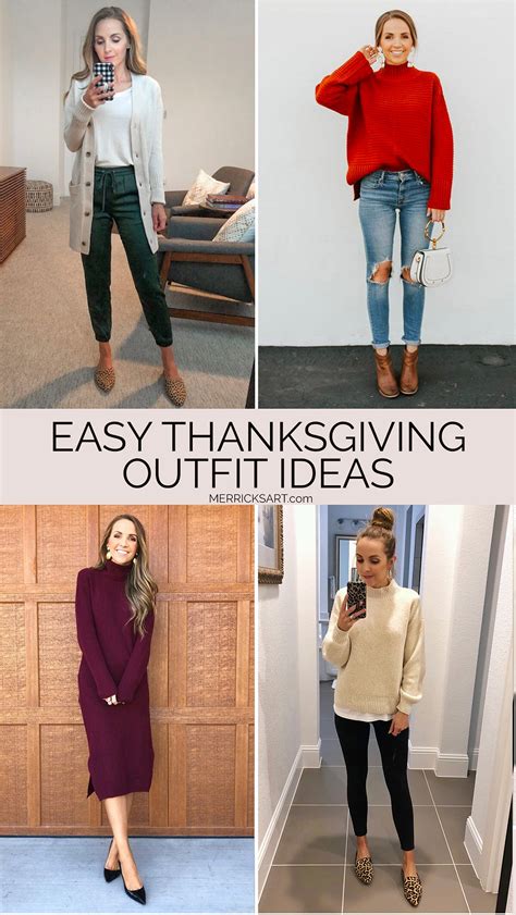 What to Wear: Outfits for Thanksgiving - Merrick's Art