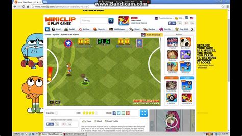 Miniclip com Soccer stars classic Gameplay ! - YouTube