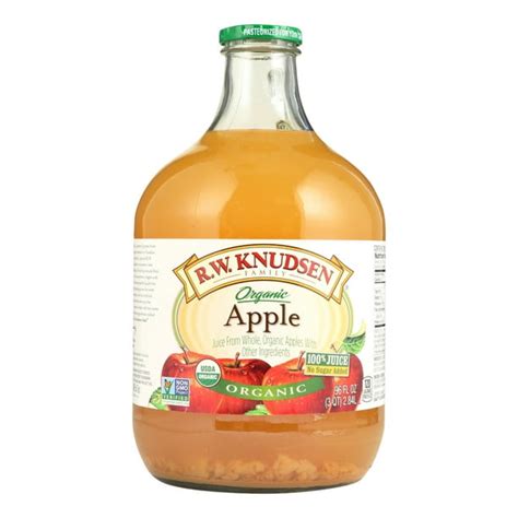 R.W. Knudsen Organic Juice - Apple - Case of 6 - 96 Fl oz. - Walmart ...