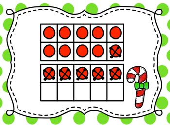 Holiday Double Ten Frame Subtraction within 20 Write the Room | TpT