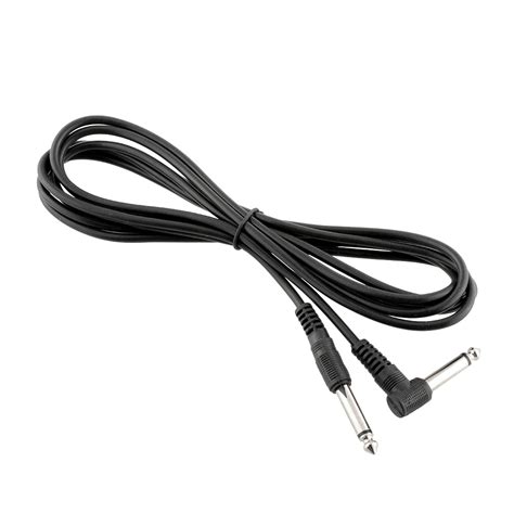 10FT Electric Guitar Amplifier Cable Amp Audio Black Guitar-Amp Right ...