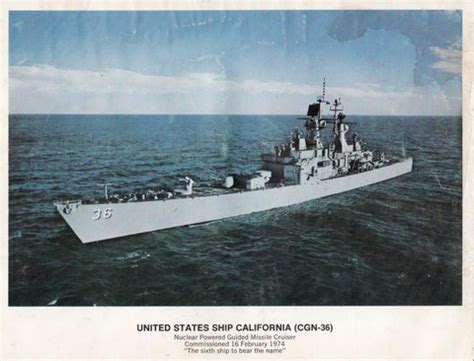 USS CALIFORNIA (CGN-36) Deployments & History