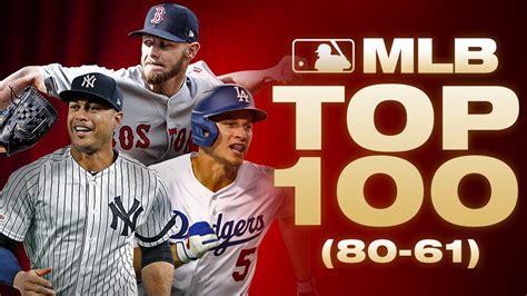 Top 100 Players - No. 80 to 61 | MLB Top 100 - YouTube