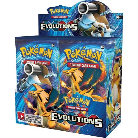 Pokemon TCG XY Evolutions Sealed Booster Box | 36 Packs Per Box ...