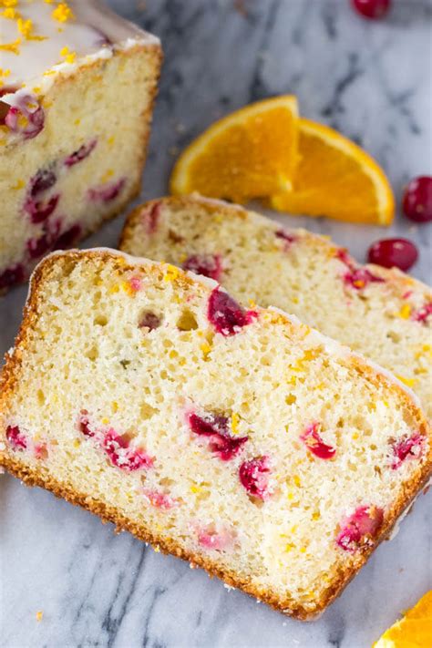 Glazed Cranberry Orange Loaf