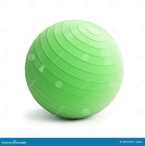 Fitness Green Ball Stock Photography - Image: 28272782