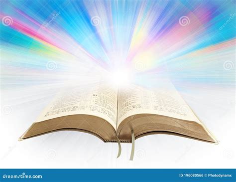 Spiritual Open Bible Light Rays God Word Scripture Heaven Jesus Christ Jehovah Jah Yahweh ...