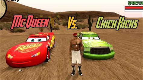 1 on 1 Lightning McQueen⚡ vs. Chick Hicks🔥 | GTA San Andreas Android ...