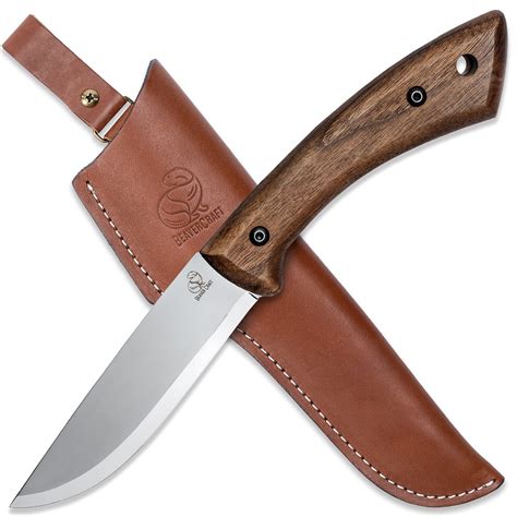 Buy BeaverCraft Bushcraft BSH1 Fixed Blade with Sheath Full Tang Carbon ...