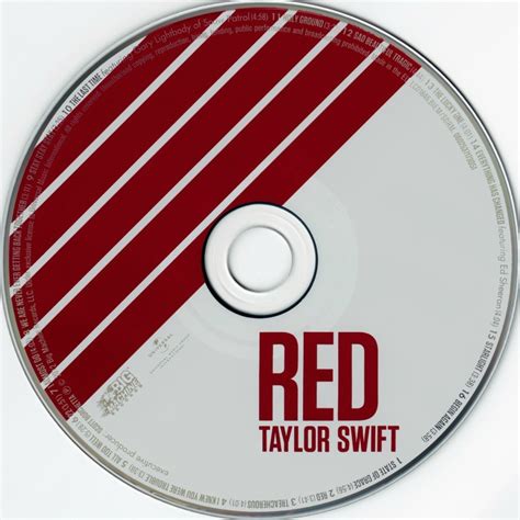 Encarte: Taylor Swift - Red (Deluxe Edition) - Encartes Pop