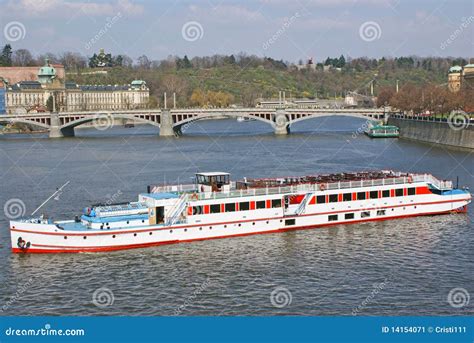 Vltava river in Prague stock image. Image of river, prague - 14154071