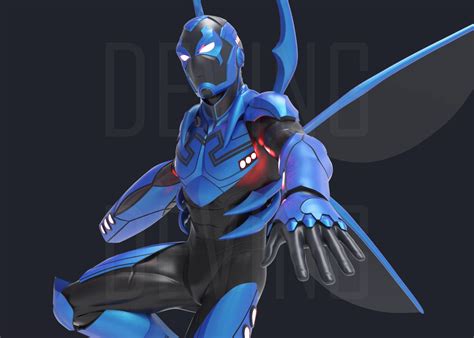 BLUE BEETLE ARMOR 3D Printable for Cosplay - Etsy Sweden