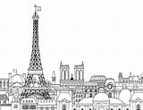 The Eiffel Tower Paris Coloring Pages sketch template