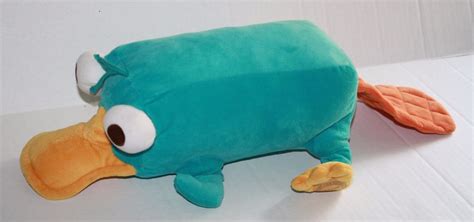 Disney Store PERRY PLATYPUS Plush Phineas & Ferb Soft Toy Doll 13" - 20" Long | Phineas and ferb ...