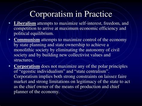 PPT - Corporatism PowerPoint Presentation, free download - ID:6902556