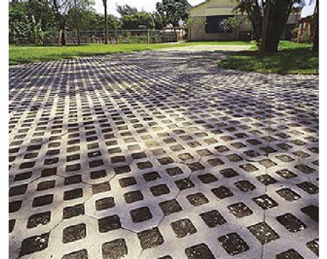 Pervious pavers are designed to promote vehicular and pedestrian ...