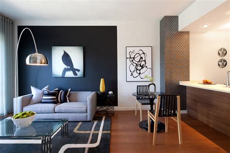 20 Knockout Black Accent Wall in the Living Room | Home Design Lover