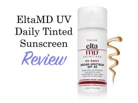 Elta MD UV Daily Tinted Sunscreen Review | Gina Miller's Blog - Travel ...