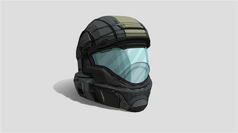 Halo: ODST Helmet - Download Free 3D model by Arjun_Mahendaran [e418281] - Sketchfab