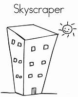 Easy Skyscraper Coloring Page  Free Printable Pages For Kids sketch template
