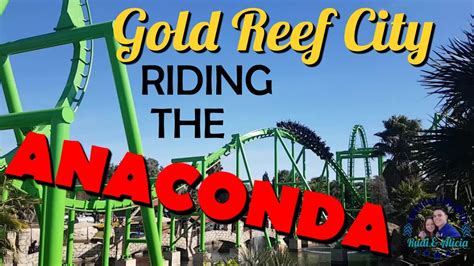 Riding the Anaconda | Gold Reef City | South African Theme Park - YouTube