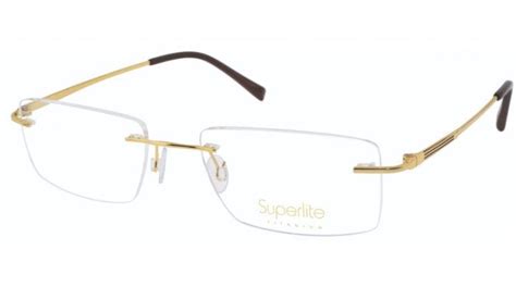 Superlite SL83 - Titanium Rimless Glasses