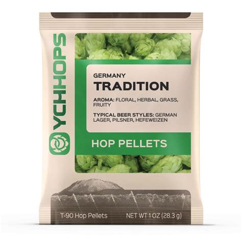 GERMAN TRADITION Hop Pellets (Hallertauer Tradition) 1oz Hops - Hobby ...