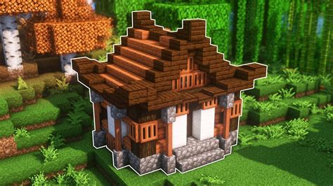 Minecraft | How to Build A Simple Japanese Starter House Tutorial in 2024 | Minecraft houses ...