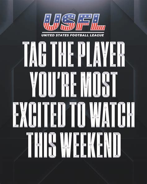 USFL on Twitter: "Which player are you most excited to watch this ...