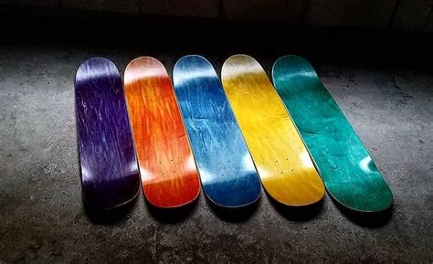 Blank skateboard decks: Best quality, shapes and stains available