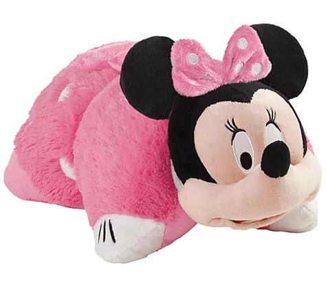 Pillow Pets Disney Pink Minnie Mouse Stuffed Animal Plush Toy - QVC.com