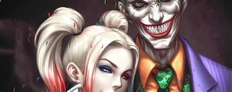 2560x1024 Joker And Harley Quinn Love 4k Wallpaper,2560x1024 Resolution ...