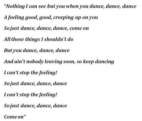 "Can't Stop the Feeling!" by Justin Timberlake - Song Meanings and Facts