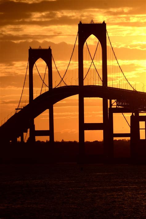 Newport Bridge Sunset Free Photo Download | FreeImages