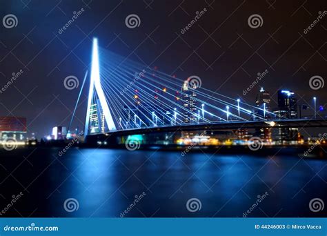 The Erasmusbrug editorial stock photo. Image of architecture - 44246003