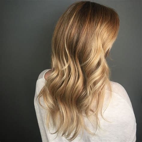 Honey blonde Aveda hair color by Aveda Artist Linsey C. at Elevate Salon Spa. | Aveda hair color ...