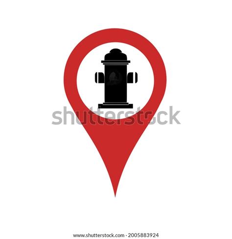 Fire Hydrant Icon Map Location Illustration Stock Illustration 2005883924 | Shutterstock