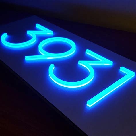 Glow Signs Ltd. on Instagram: “Customer requested a specific font and LED color. It looks pretty ...