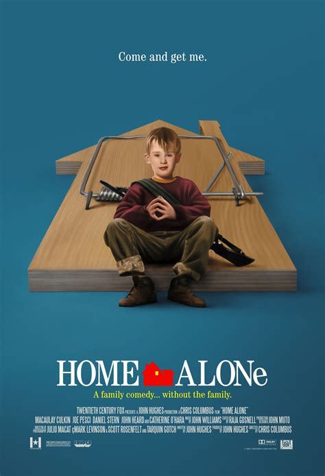 Home Alone Wall Poster Layout