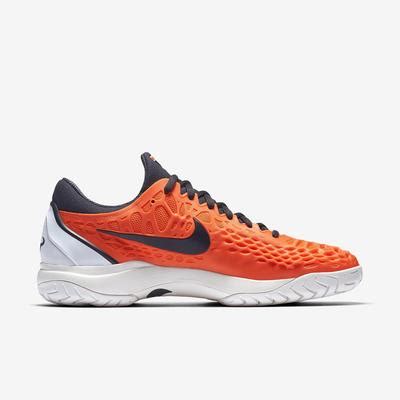 Nike Mens Zoom Cage 3 Rafa Tennis Shoes - Hyper Crimson/White - Tennisnuts.com