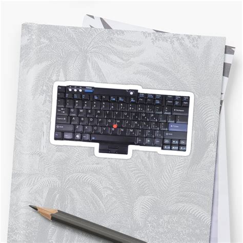 "Thinkpad Keyboard Realistic" Sticker by Nostalgio | Redbubble